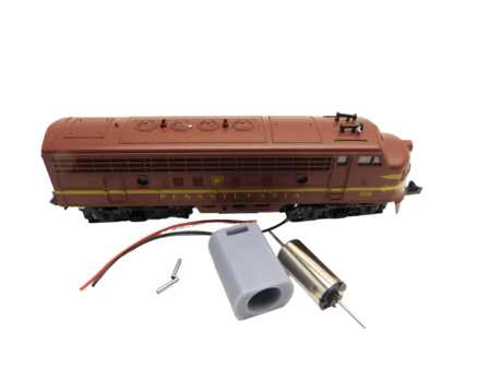 micromotor NM052 motor ombouwset voor Minitrix (Conrail) F7A (B&amp;O, Canadian National, Canadian Pacific, u.a.)