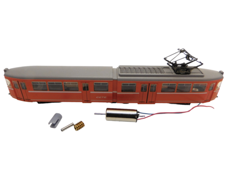 micromotor NA040G motor ombouwset voor Arnold GT 6, Tram, Stra&szlig;enbahn