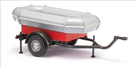 Busch 59969 HO Brandweeraanhangwagen met opblaasboot