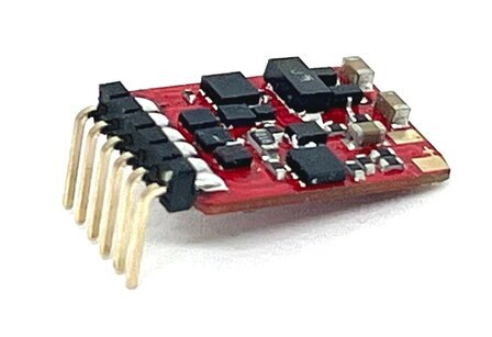 train-o-matic 02010116 Funktionsdecoder II 6-polig gebogen NEM-651