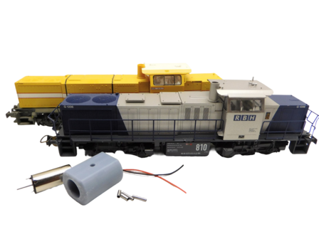 micromotor HP002 Glockenankermotor Umbausatz f&uuml;r Piko Hobby BR 101, SBB AM843, G1206, G1700, NS 6400