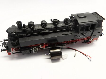 micromotor HP010G motor ombouwset Piko (G&uuml;tzold) BR 86, BN 150