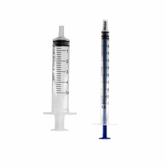 hobbytime tools HT1502 SYRINGE SET &ndash; 3 X 1ML + 3 X 5ML