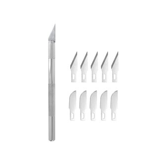 hobbytime HT1004 CLASSIC CRAFT KNIFE SET &ndash; INCLUDES 10 BLADES
