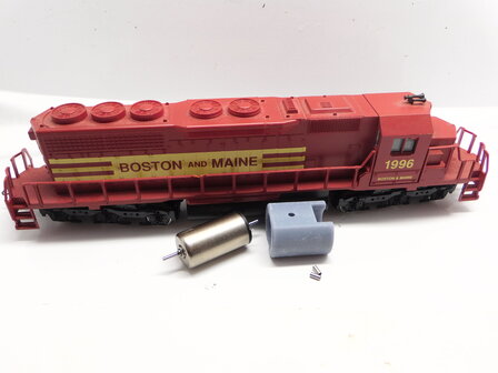 micromotor HME005 voor Mehano / AHM / IHC / Modelpower SD40 (Alleen de versie zonder vliegwielen!)