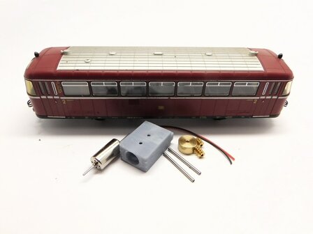 micromotor HF015C Umbausatz Fleischmann H0 VT 95, BR 795
