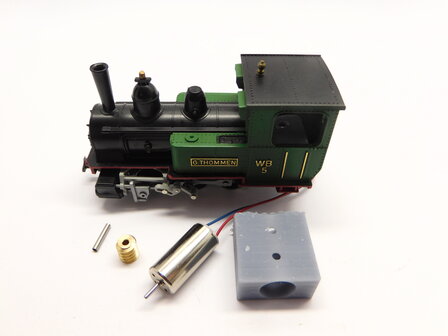 micromotor HSL001G umbausatz Liliput H0e &ndash; Waldenburgerbahn 5 G. Thommen