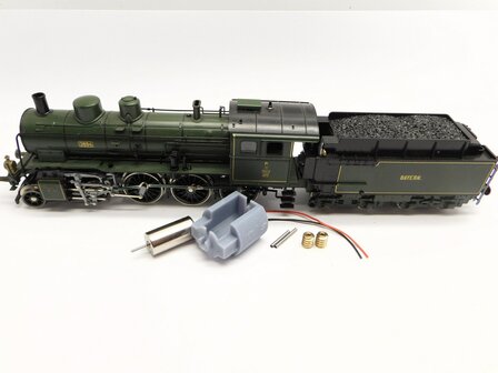 Micromotor HTR005G Glockenankermotor f&uuml;r Trix DB BR 38, DR BR 38-4, Bay P 3/5