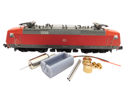 micromotor NM054C Glockenankermotor Umbausatz f&uuml;r Minitrix  BR 120 ( Neue Motor), u.a.