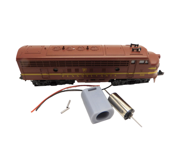 micromotor NM052 motor ombouwset voor Minitrix (Conrail) F7A (B&O, Canadian National, Canadian Pacific, u.a.)