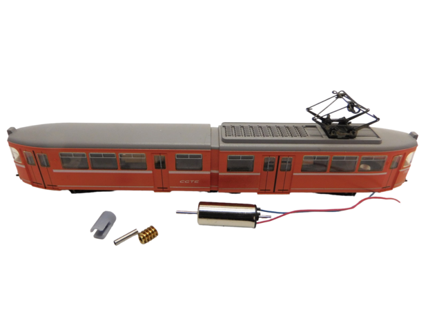 micromotor NA040G motor Umbausatz für Arnold GT 6, Tram, Straßenbahn