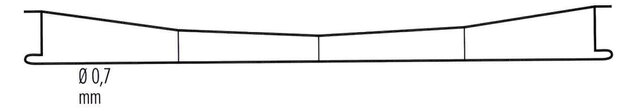 sommerfeldt 146 HO rijdraad verkoperd 0,7 x 315 mm (5 stuks) 
