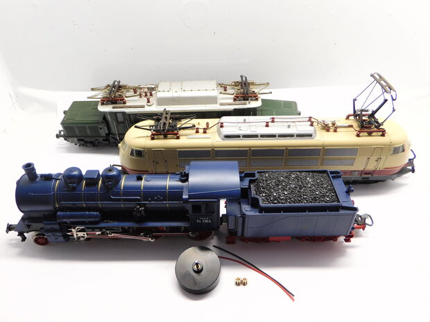 micromotor HM005G ombouwset Marklin/Hamo LFCM motor