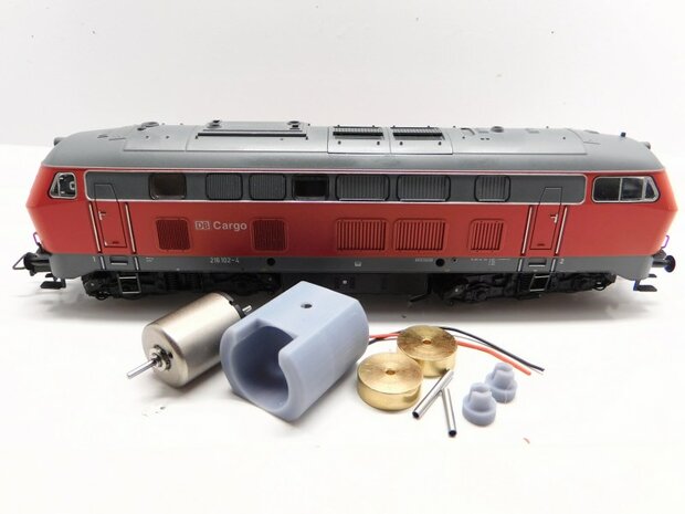 micromotor HBR002C Glockenankermotor für Brawa H0 BR 216, V 160