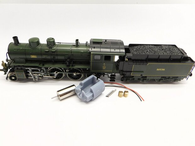 Micromotor HTR005G Glockenankermotor f&uuml;r Trix DB BR 38, DR BR 38-4, Bay P 3/5