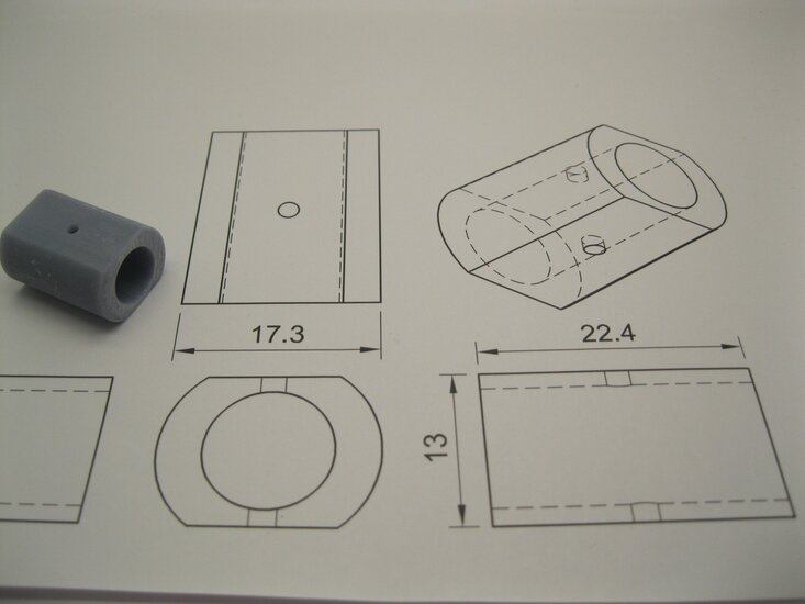 micromotor S004 motorbehuizing voor Arnold 10mm motor