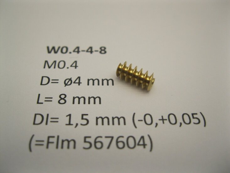 micromotor wormwiel Brass replacement for Fleischmann 567604