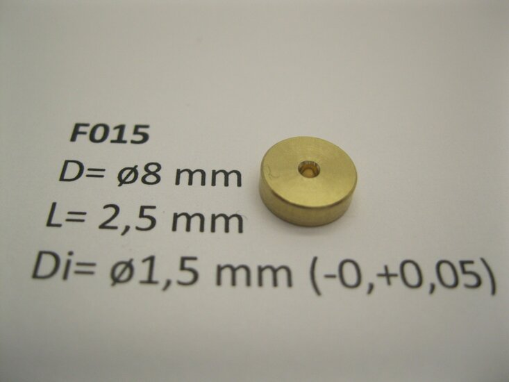 micromotor vliegwiel F015 ø8 x 2,5 x ø1,5 mm