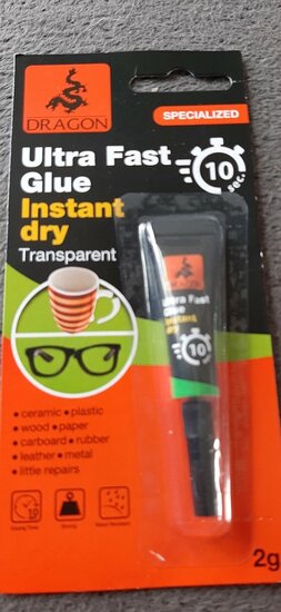 dragon Ultra Fast Glue Instant dry Transparent