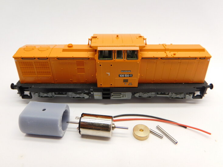 micromotor TRC004F motor ombouwset voor Roco DR BR 108, BR 110
