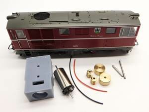 micromotor HSR006C motor ombouwset voor Roco ÖBB Rh 2095, DR V 60 K, NÖVOG V 10, PLB Vs 72 Motoren Roco 142145