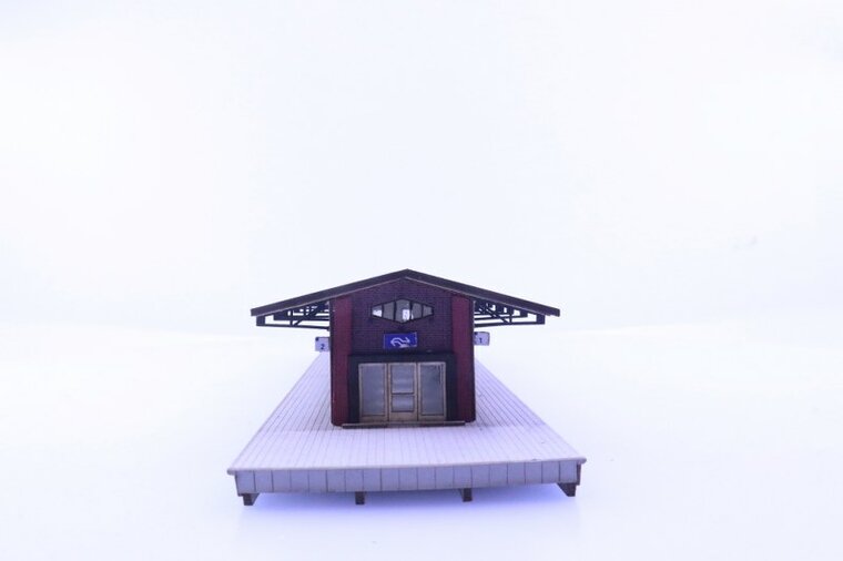 modelhuizen.nl 2022081 N bouwpakket station Ermelo