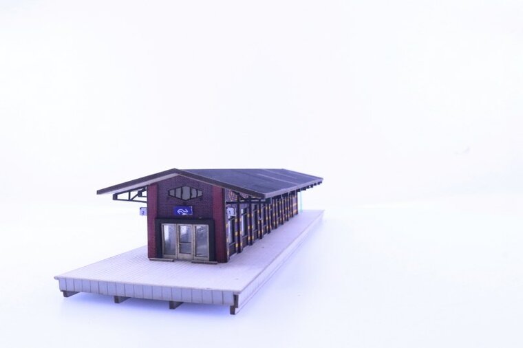 modelhuizen.nl 2022081 N bouwpakket station Ermelo