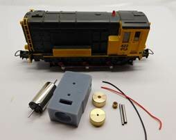 micromotor HR011F motor ombouwset voor Roco NS 500 / 600, Hippel (Oude model zonder digitale interface)