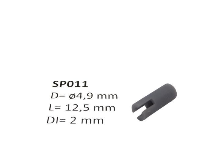 micromotor SP011 &oslash; 4.9 x 12.5 - &oslash; 2 mm cardankoppelingshouder