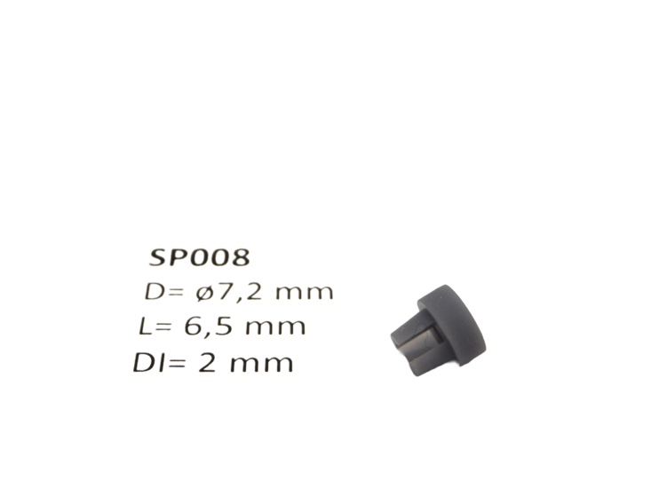 micromotor SP008 &oslash; 7.2 x 6.5 - &oslash; 2 mm cardankoppelingshouder