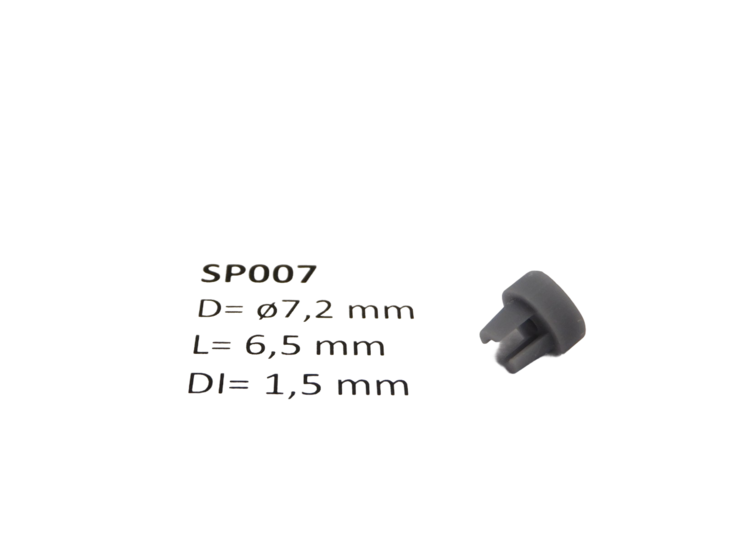 micromotor SP007 &oslash; 7.2 x 6.5 - &oslash; 1.5 mm cardankoppelingshouder