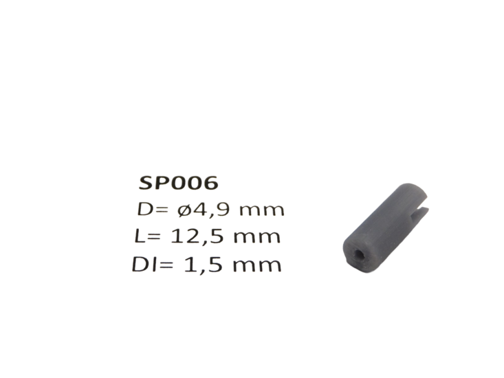 micromotor SP006 &oslash; 4.9 x 12.5 - &oslash; 1.5 mm cardankoppelingshouder