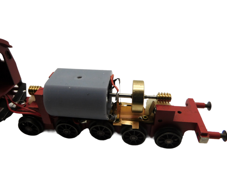 micromotor HLI005C motor ombouwset voor Liliput BR 01.10, BR 05 (Motor met wormwielen), BR 011, BR 012