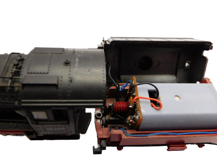 micromotor HR014F motor ombouwset voor Roco DB DR DRG &Ouml;BB BR 58, S&auml;chs XIII H, Baden G12, u.a.