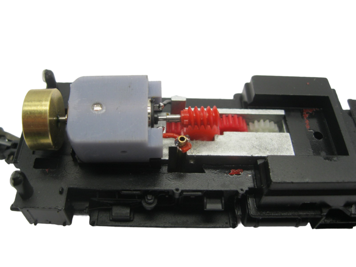 micromotor HR004F HO motor ombouwset voor Roco K&ouml;f III New Model with digital interface  (Until 2013)
