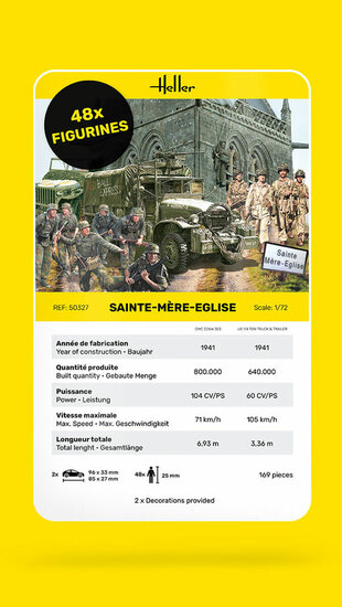 Heller 50327 Sainte-Mère-Eglise Bouwpakket Schaal 1:72