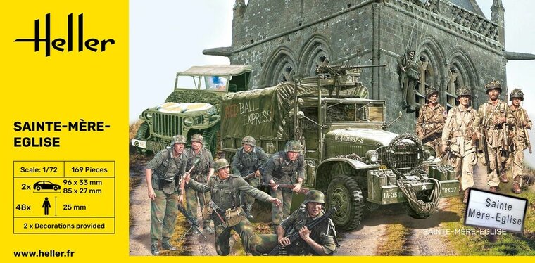 Heller 50327 Sainte-Mère-Eglise Bouwpakket Schaal 1:72