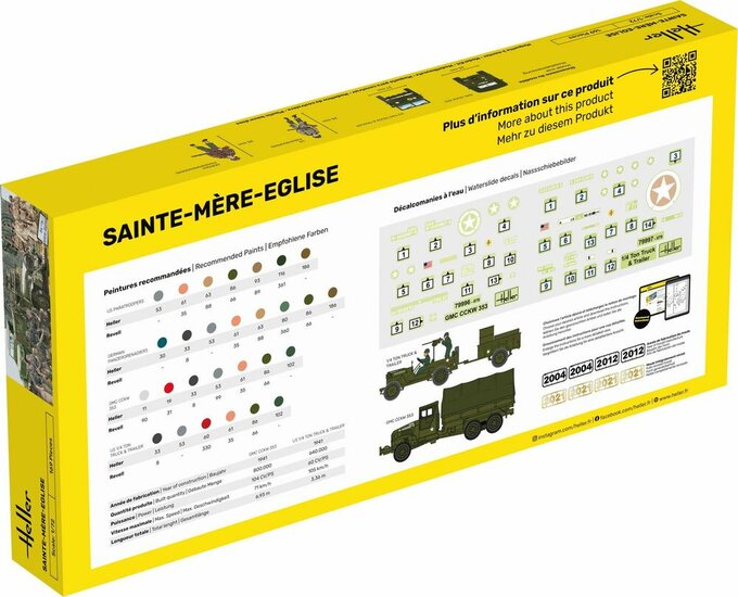 Heller 52327 STARTER KIT Sainte-Mère-Eglise Bouwpakket Schaal 1:72