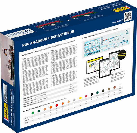 Heller 55608 STARTER KIT ROC AMADOUR + BODASTEINUR Twinset Bouwpakket Schaal 1:200