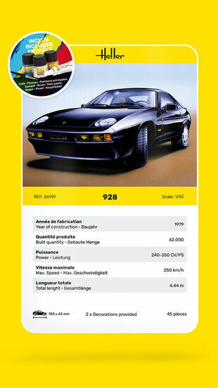Heller 56149 STARTER KIT 928 Bouwpakket Schaal 1:43