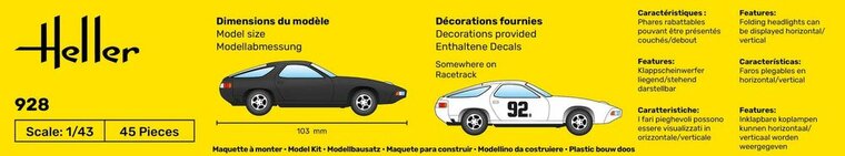 Heller 56149 STARTER KIT 928 Bouwpakket Schaal 1:43