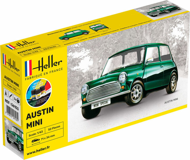 Heller 56153 STARTER KIT Mini Bouwpakket Schaal 1:43