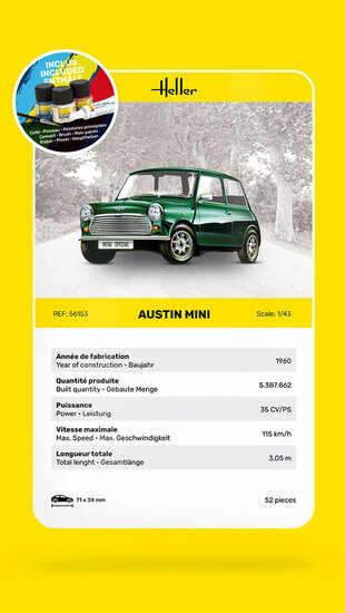 Heller 56153 STARTER KIT Mini Bouwpakket Schaal 1:43