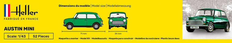 Heller 56153 STARTER KIT Mini Bouwpakket Schaal 1:43