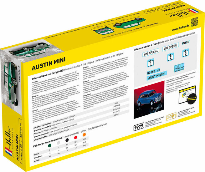 Heller 56153 STARTER KIT Mini Bouwpakket Schaal 1:43