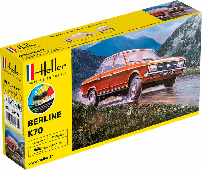 Heller 56176 STARTER KIT K70 Bouwpakket Schaal 1:43