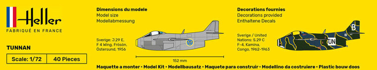 Heller 56260 STARTER KIT Tunnan Bouwpakket Schaal 1:72