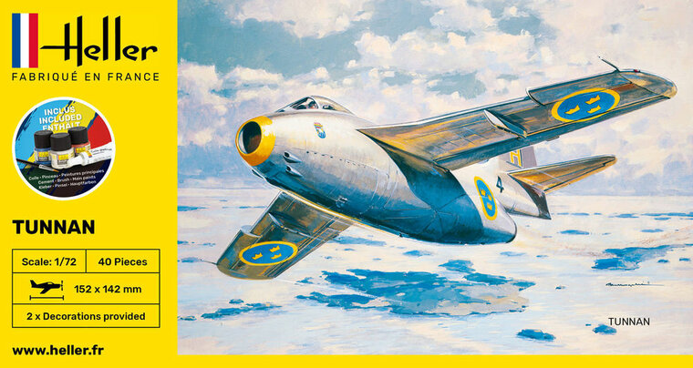 Heller 56260 STARTER KIT Tunnan Bouwpakket Schaal 1:72
