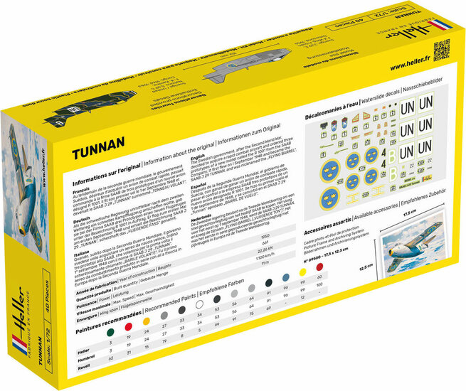 Heller 56260 STARTER KIT Tunnan Bouwpakket Schaal 1:72