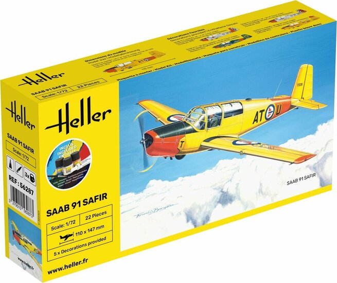 Heller 56287 STARTER KIT SAFIR 91 Bouwpakket Schaal 1:72